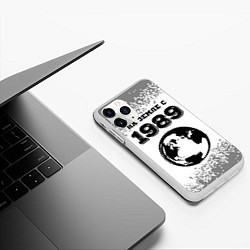 Чехол iPhone 11 Pro матовый На Земле с 1989: краска на светлом, цвет: 3D-белый — фото 2