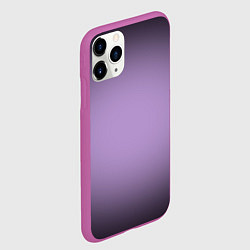 Чехол iPhone 11 Pro матовый Сиреневый градиент, цвет: 3D-фиолетовый — фото 2