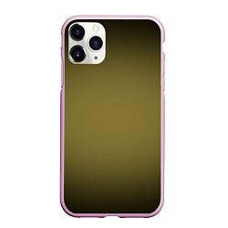 Чехол iPhone 11 Pro матовый Градиент хаки, цвет: 3D-розовый