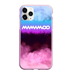 Чехол iPhone 11 Pro матовый Mamamoo clouds, цвет: 3D-розовый