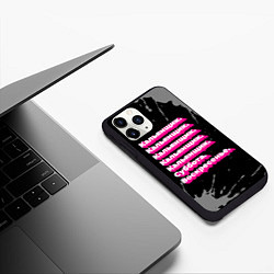 Чехол iPhone 11 Pro матовый Кальянщик: суббота воскресенье, цвет: 3D-черный — фото 2