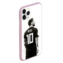 Чехол iPhone 11 Pro матовый 10 Leo Messi, цвет: 3D-розовый — фото 2