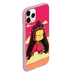 Чехол iPhone 11 Pro матовый Kamado Nezuko simpson, цвет: 3D-розовый — фото 2