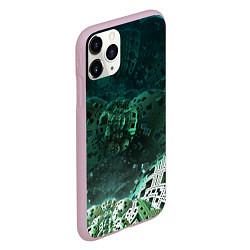 Чехол iPhone 11 Pro матовый Техно-металлическая конструкция, цвет: 3D-розовый — фото 2