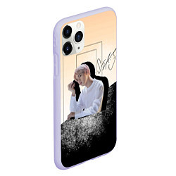 Чехол iPhone 11 Pro матовый Джин и его тень, цвет: 3D-светло-сиреневый — фото 2