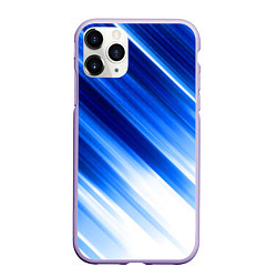 Чехол iPhone 11 Pro матовый Blue Breeze, цвет: 3D-светло-сиреневый