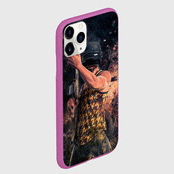 Чехол iPhone 11 Pro матовый PUBG засада, цвет: 3D-фиолетовый — фото 2