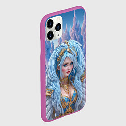 Чехол iPhone 11 Pro матовый Crystal Maiden Dota2, цвет: 3D-фиолетовый — фото 2