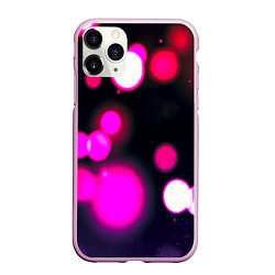 Чехол iPhone 11 Pro матовый Розовые блики света, цвет: 3D-розовый