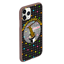 Чехол iPhone 11 Pro матовый Клуб любителей рамэна, цвет: 3D-коричневый — фото 2
