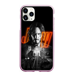 Чехол iPhone 11 Pro матовый John Wick Chapter 4, цвет: 3D-розовый