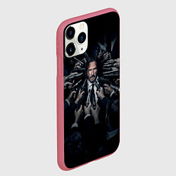Чехол iPhone 11 Pro матовый Джон Уик против всех, цвет: 3D-малиновый — фото 2