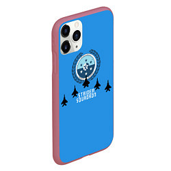 Чехол iPhone 11 Pro матовый Strider squadron, цвет: 3D-малиновый — фото 2