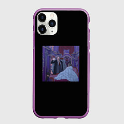 Чехол iPhone 11 Pro матовый Playingtheangel - infinity, цвет: 3D-фиолетовый