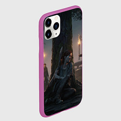 Чехол iPhone 11 Pro матовый Элли в засаде, цвет: 3D-фиолетовый — фото 2