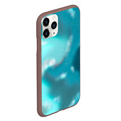 Чехол iPhone 11 Pro матовый Волны в море, цвет: 3D-коричневый — фото 2