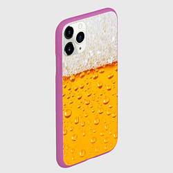 Чехол iPhone 11 Pro матовый Пенное, цвет: 3D-фиолетовый — фото 2