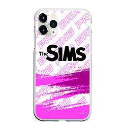 Чехол iPhone 11 Pro матовый The Sims pro gaming: символ сверху, цвет: 3D-белый