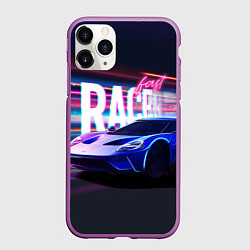 Чехол iPhone 11 Pro матовый Fast racer