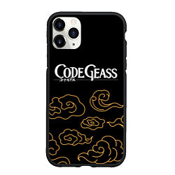 Чехол iPhone 11 Pro матовый Code Geass anime clouds, цвет: 3D-черный