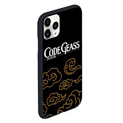 Чехол iPhone 11 Pro матовый Code Geass anime clouds, цвет: 3D-черный — фото 2