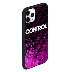 Чехол iPhone 11 Pro матовый Control pro gaming: символ сверху, цвет: 3D-черный — фото 2