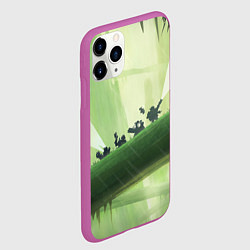 Чехол iPhone 11 Pro матовый Приключения Deep Rock Galactic, цвет: 3D-фиолетовый — фото 2