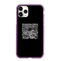 Чехол iPhone 11 Pro матовый Saluki - wild east, цвет: 3D-фиолетовый