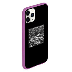 Чехол iPhone 11 Pro матовый Saluki - wild east, цвет: 3D-фиолетовый — фото 2