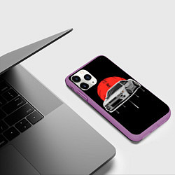 Чехол iPhone 11 Pro матовый Nissan Silvia S14 - Japan style, цвет: 3D-фиолетовый — фото 2
