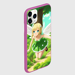 Чехол iPhone 11 Pro матовый Лесная феечка, цвет: 3D-фиолетовый — фото 2