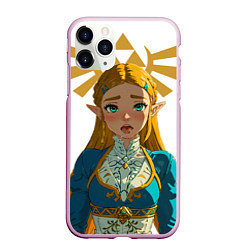 Чехол iPhone 11 Pro матовый The legend of Zelda - ahegao, цвет: 3D-розовый