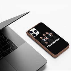 Чехол iPhone 11 Pro матовый Oomph band, цвет: 3D-коричневый — фото 2