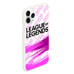 Чехол iPhone 11 Pro матовый League of Legends pro gaming: символ сверху, цвет: 3D-белый — фото 2