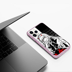 Чехол iPhone 11 Pro матовый Зеро ту - 02, цвет: 3D-розовый — фото 2