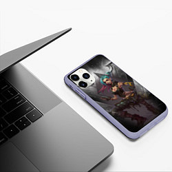 Чехол iPhone 11 Pro матовый Jinx art Arcane League of Legends, цвет: 3D-светло-сиреневый — фото 2