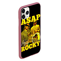 Чехол iPhone 11 Pro матовый Asap Rocky, rapper, цвет: 3D-малиновый — фото 2