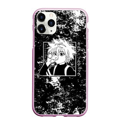 Чехол iPhone 11 Pro матовый Киллуа из аниме Hunter x hunter, цвет: 3D-розовый