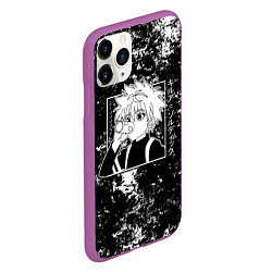 Чехол iPhone 11 Pro матовый Киллуа из аниме Hunter x hunter, цвет: 3D-фиолетовый — фото 2