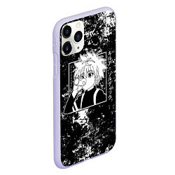 Чехол iPhone 11 Pro матовый Киллуа из аниме Hunter x hunter, цвет: 3D-светло-сиреневый — фото 2