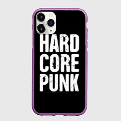 Чехол iPhone 11 Pro матовый Hardcore punk, цвет: 3D-фиолетовый