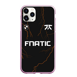 Чехол iPhone 11 Pro матовый Форма Fnatic молнии, цвет: 3D-розовый