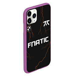 Чехол iPhone 11 Pro матовый Форма Fnatic молнии, цвет: 3D-фиолетовый — фото 2