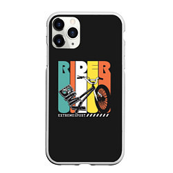 Чехол iPhone 11 Pro матовый Bmx extreme, цвет: 3D-белый