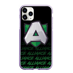 Чехол iPhone 11 Pro матовый Alliance art