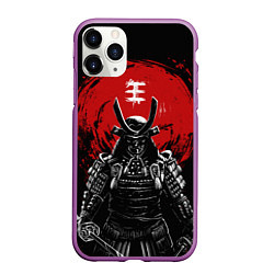 Чехол iPhone 11 Pro матовый Bloody Samurai, цвет: 3D-фиолетовый