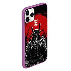Чехол iPhone 11 Pro матовый Bloody Samurai, цвет: 3D-фиолетовый — фото 2
