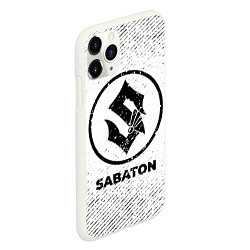 Чехол iPhone 11 Pro матовый Sabaton с потертостями на светлом фоне, цвет: 3D-белый — фото 2