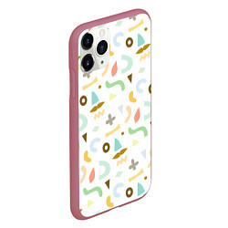 Чехол iPhone 11 Pro матовый Little style, цвет: 3D-малиновый — фото 2