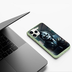 Чехол iPhone 11 Pro матовый Gorilla pay day 3, цвет: 3D-салатовый — фото 2